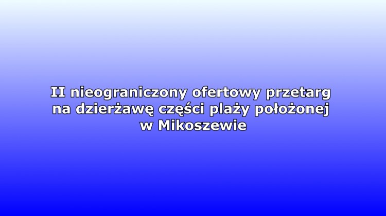 Ogłoszenie: II nieograniczony ofertowy przetarg na dzierżawę części&#8230;