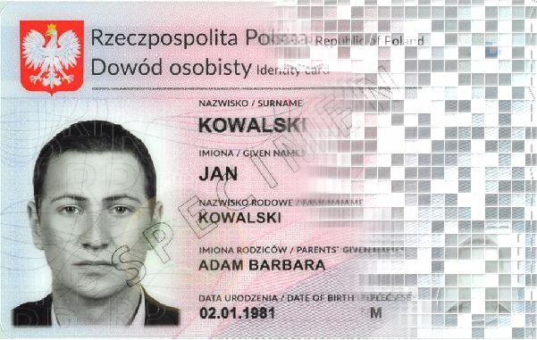 Nowy dowód osobisty z warstwą elektroniczną