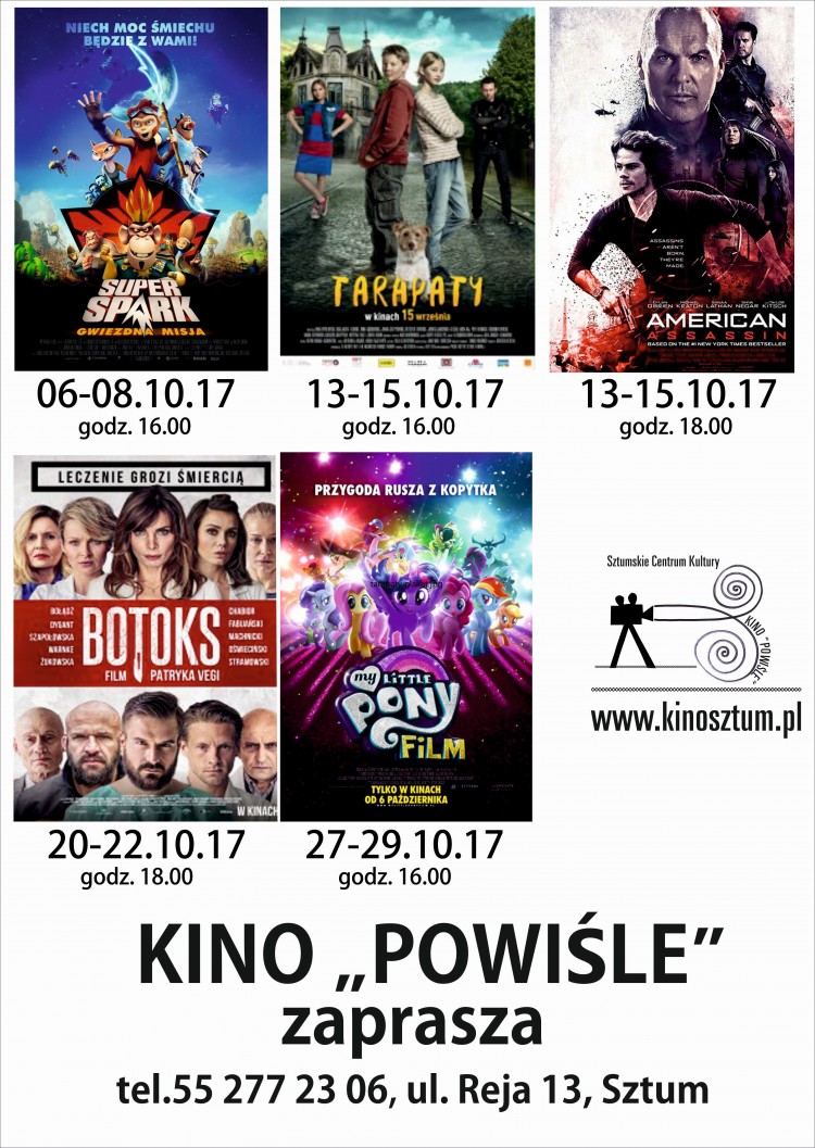 Sztum : Kino "Powiśle" zaprasza na seanse filmowe w październiku - 06&#8230;