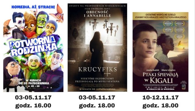 Sztum : Kino "Powiśle" zaprasza na seanse filmowe w listopadzie - 03…