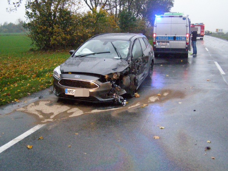 O włos od tragedii. Jedna osoba w szpitalu po zderzeniu w Kończewicach&#8230;