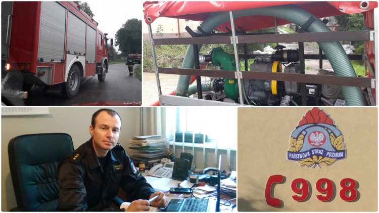 Weekendowy raport sztumskiej straży pożarnej. Zalane piwnice, drogi,&#8230;