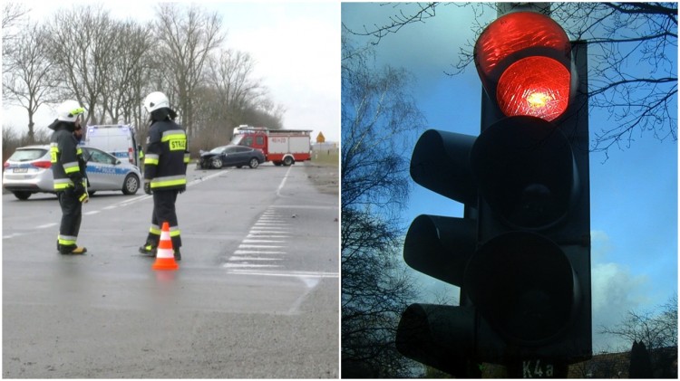 Sygnalizacja świetlna na skrzyżowaniu DK22 z drogą na Kończewice i&#8230;