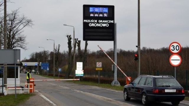 Utrudnienia na przejściu granicznym w Gronowie