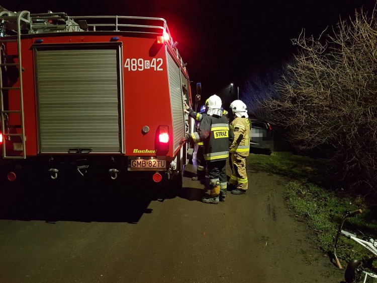 Dzięki świadkom zdarzenia nie doszło do większego pożaru.