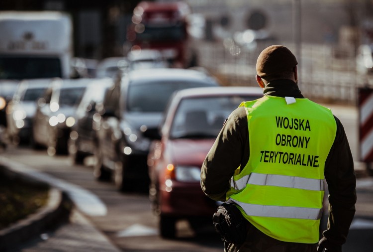 Działania terytorialsów w walce z koronawirusem.