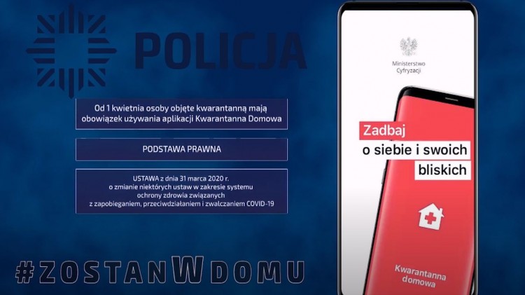 Policjanci apelują – jesteś objęty kwarantanną, skorzystaj z bezpłatnej&#8230;