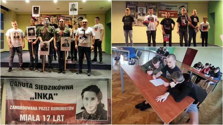 Malbork. Wychowankowie MOW uczcili Narodowy Dzień Pamięci o Żołnierzach Wyklętych.