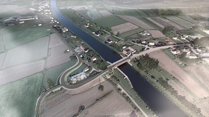 Taki będzie most obrotowy w Nowakowie #PrzekopMierzeiWiślanej Rzeka&#8230;