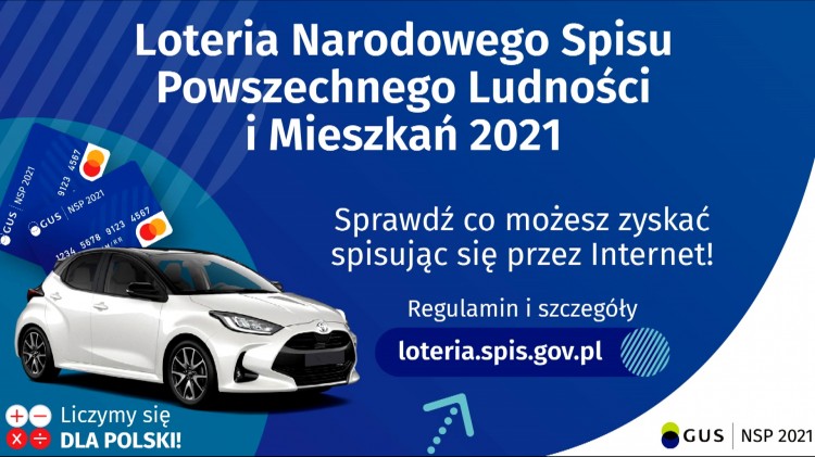 Gmina Malbork. Weź udział w loterii Narodowego Spisu Powszechnego 2021 i zgarniaj nagrody.