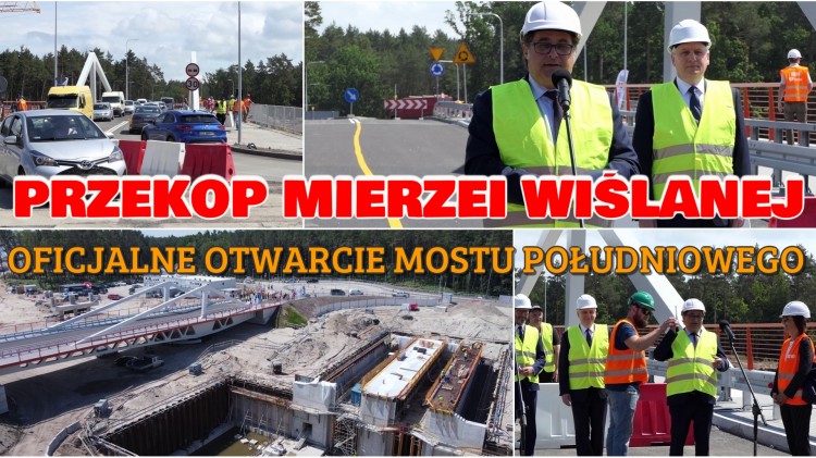 Przekop Mierzei Wiślanej. Oficjalnie otwarto most południowy nad Kanałem&#8230;