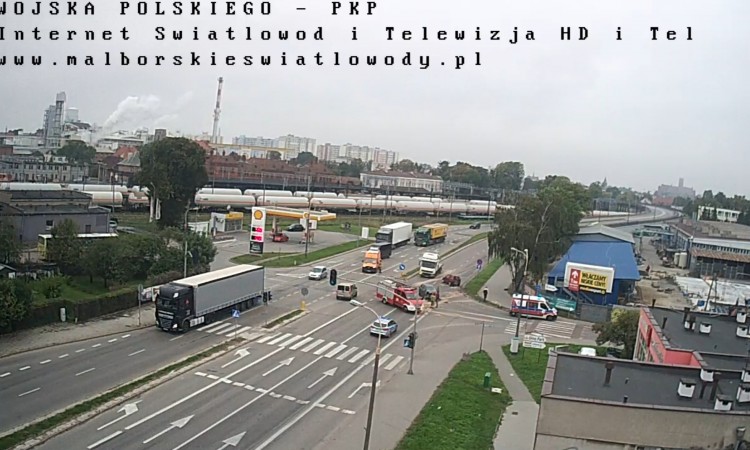 Zderzenie dwóch osobówek na Alei Wojska Polskiego – weekendowy raport malborskich służb mundurowych.