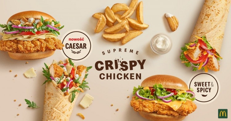 Nowość w McDonald’s®! Do linii Supreme Crispy Chicken dołącza burger…