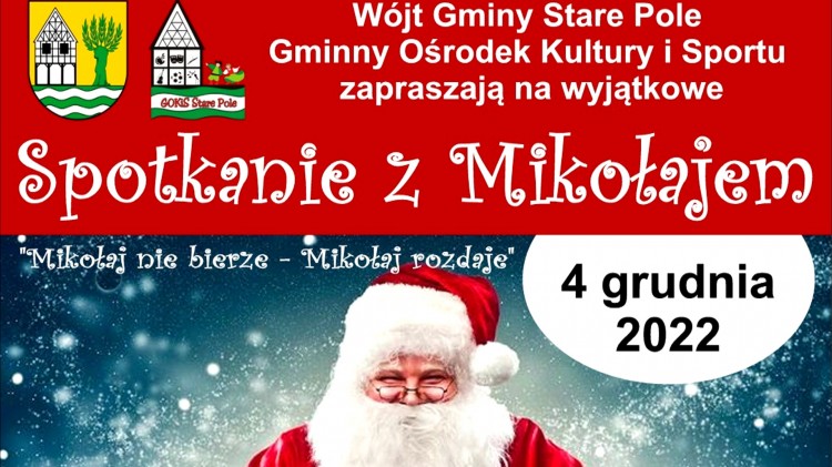 Gmina Stare Pole. Zaprzęg Św. Mikołaja wkrótce wyruszy na spotkanie z dziećmi. Znamy trasę przejazdu.