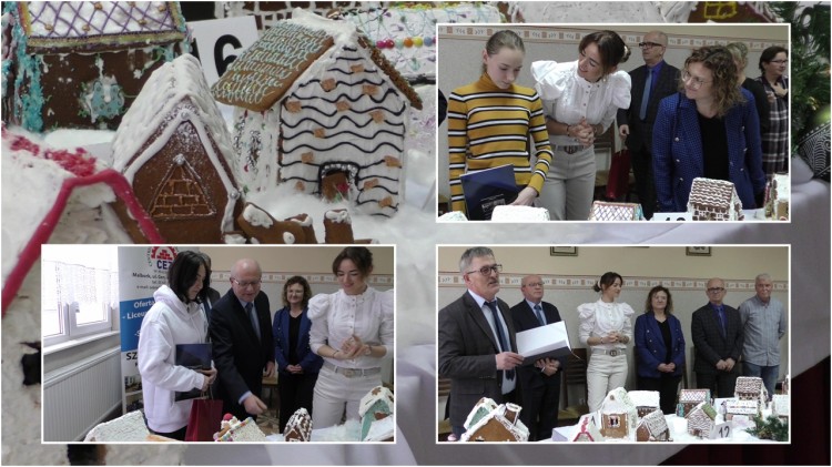 Malbork. Rozstrzygnięto konkurs na domek z piernika uczniów Centrum Edukacji Zawodowej. Wideo i zdjęcia