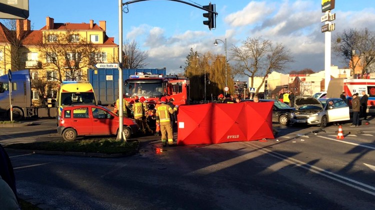 Malbork. Wypadek na skrzyżowaniu al. Rodła i ul. Mickiewicza. Cztery&#8230;