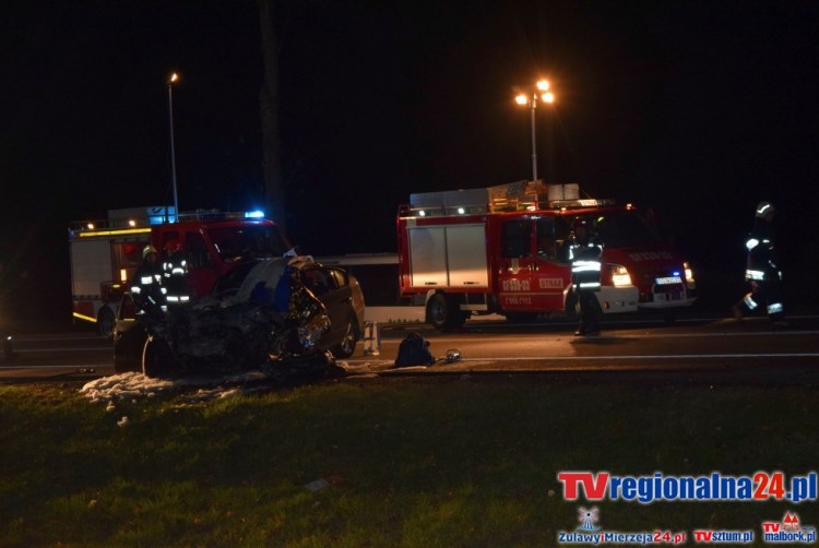 Śmiertelny wypadek w Kiezmarku. Jedna osoba nie żyje, 13 rannych - 23.10.2015