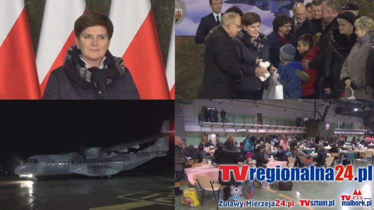 22 BLT w Malborku: Kolejni Uchodźcy przylecieli do Polski - 23.11.2015