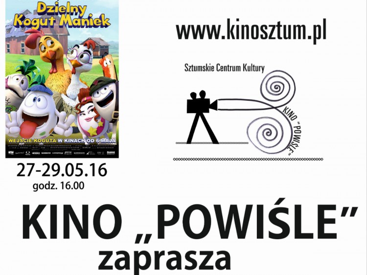Repertuar sztumskiego kina „Powiśle” na maj - 8.04 - 2016