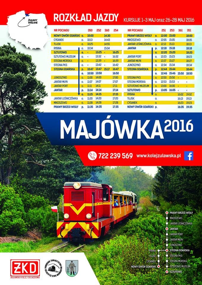 Żuławska Kolej Dojazdowa przygotowuje się do sezonu. MAJÓWKA 2016&#8230;