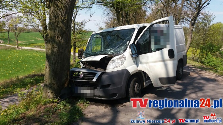 24-latek poszkodowany w wypadku na trasie Myślice-Gisiel – 04.05.2016