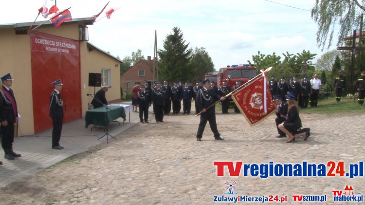 Uroczystość wręczenia sztandaru OSP w Żuławsce Sztumskiej - 14.05.2016