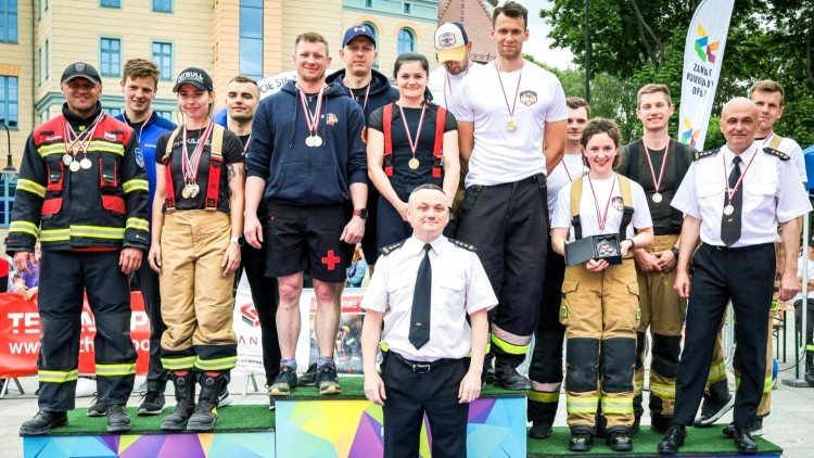 Sztum. Mł. kpt. Piotr Spiżewski walczył o tytuł Opole Toughest Firefighter 2022.