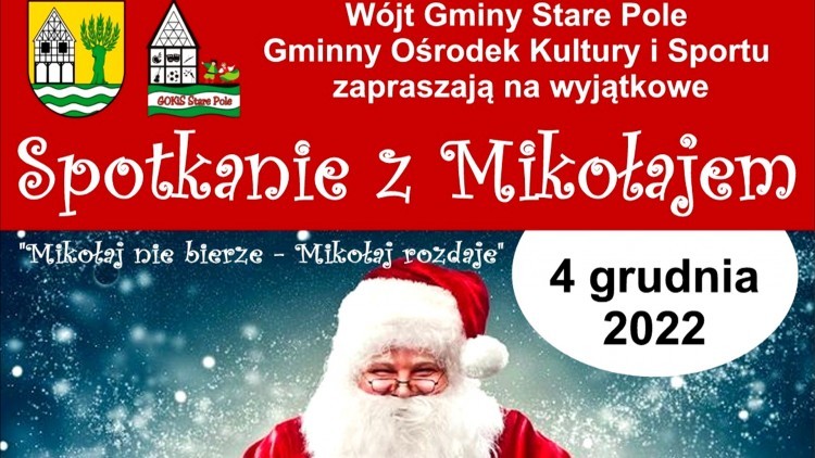 Gmina Stare Pole. Zaprzęg Św. Mikołaja wkrótce wyruszy na spotkanie z dziećmi. Znamy trasę przejazdu.