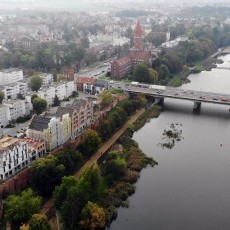 Budowa Bulwaru nad Nogatem w Malborku - październik 2020 [foto, wideo]