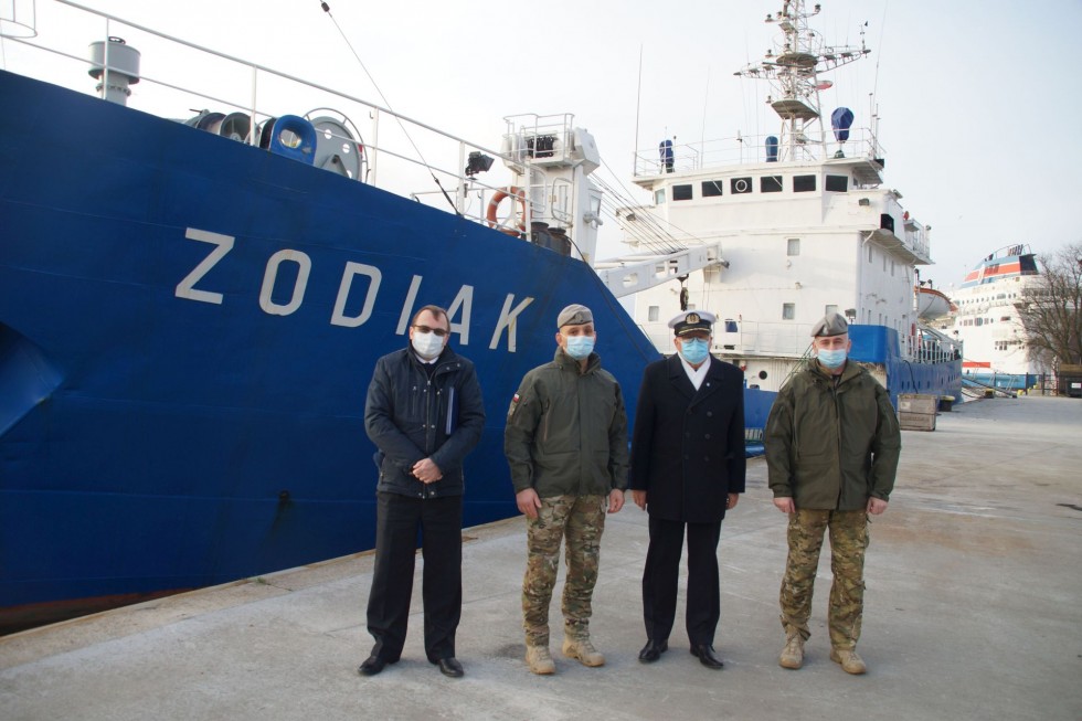 „Drugie życie” ZODIAKA. Statek hydrograficzny będzie obiektem szkoleniowym.
