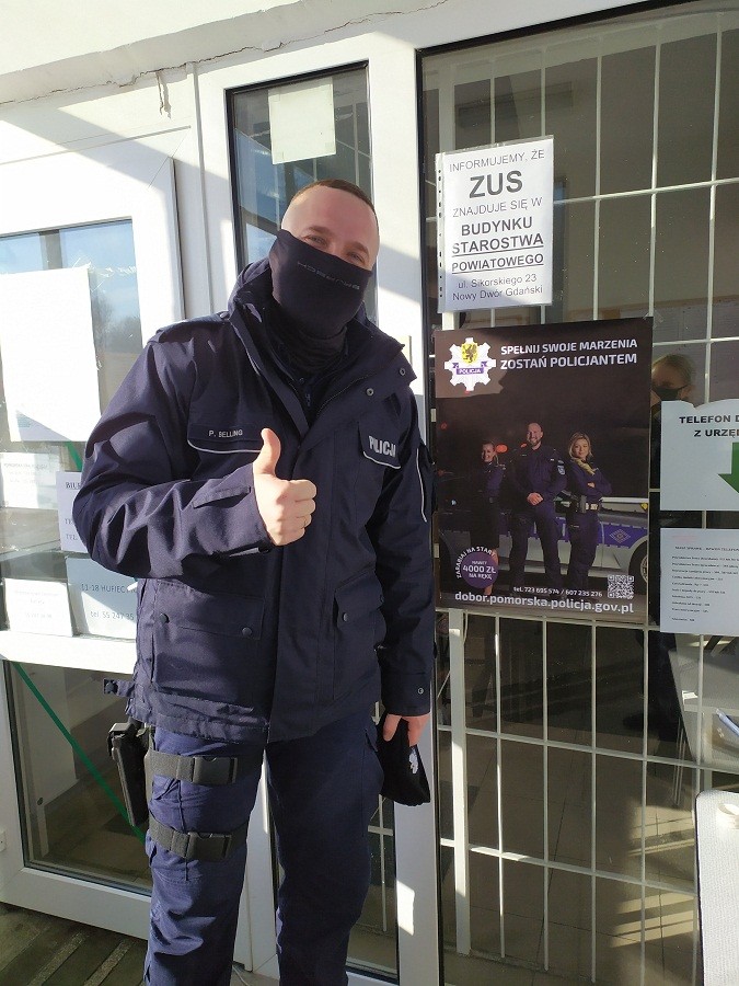 Nowy Dwór Gdański. Ty też możesz zostać policjantem.