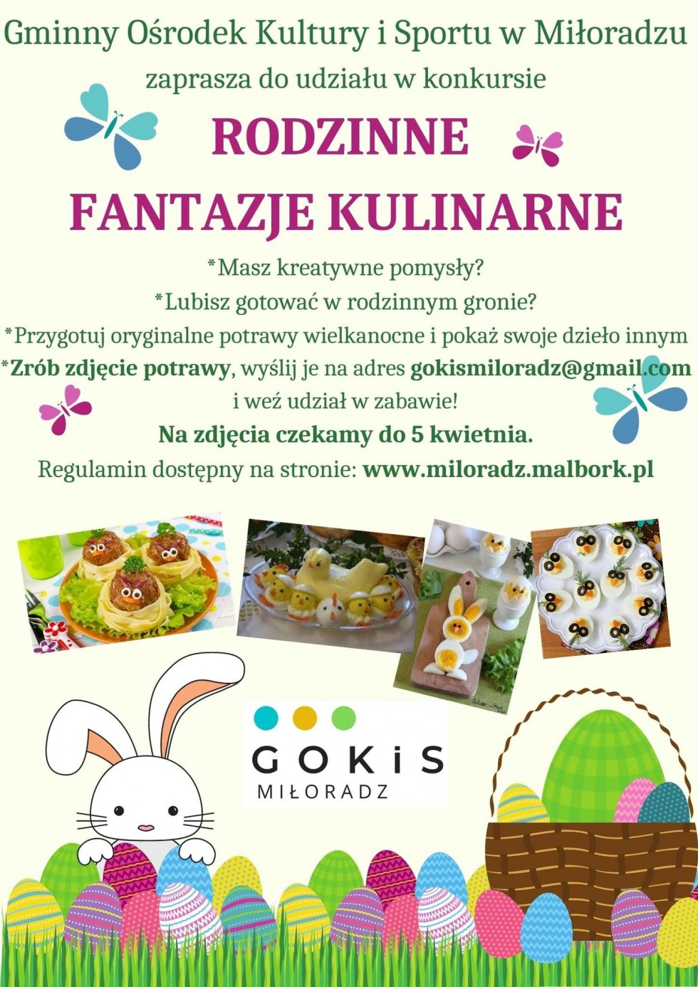 Gmina Miłoradz. Weź udział w konkursie na Rodzinną fantazję kulinarną.