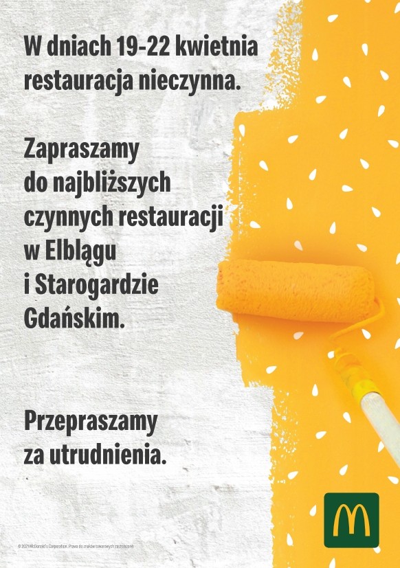 Malbork.  McDonald’s nieczynny z powodu przebudowy. Co się zmieni?
