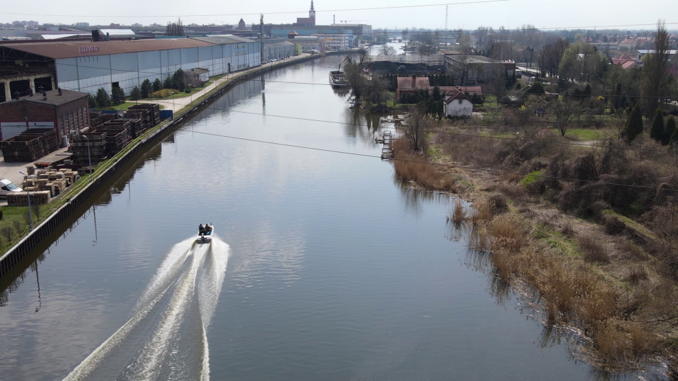 Port Morski w Elblągu z drona - Przekop Mierzei Wiślanej