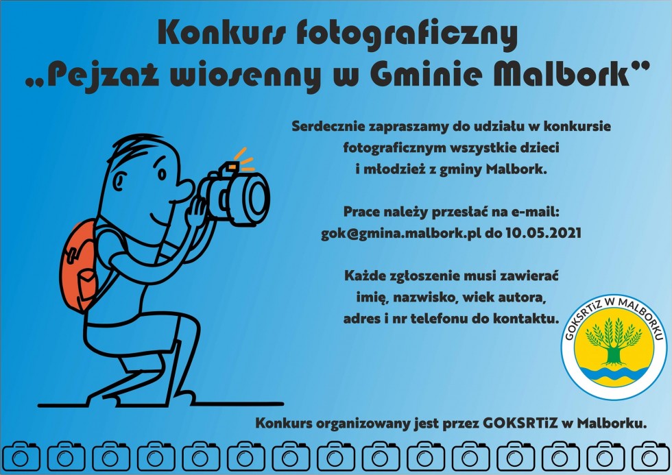 Gmina Malbork. Konkurs fotograficzny dla dzieci i młodzieży.