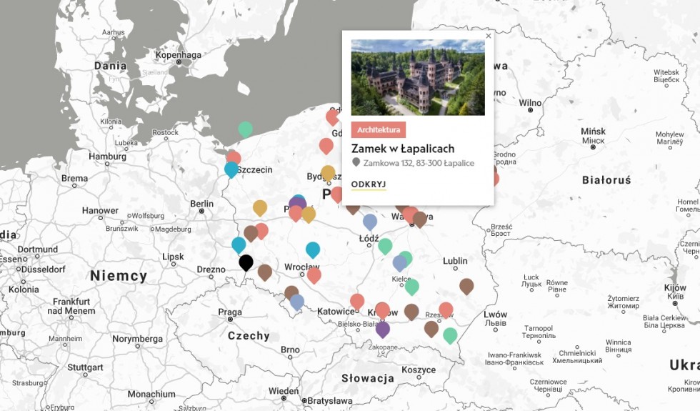 #JestTyleDoOdkrycia – pomorskie atrakcje wyróżnione na interaktywnej mapie National Geographic.