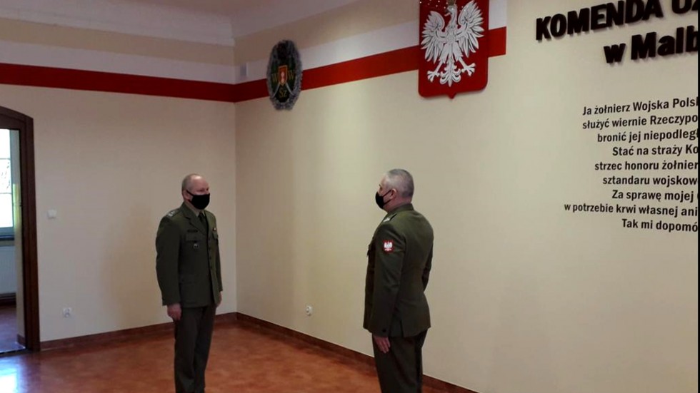 Malbork. Andrzej Panek odznaczony złotym medalem „Za Zasługi Dla Obronności Kraju”.