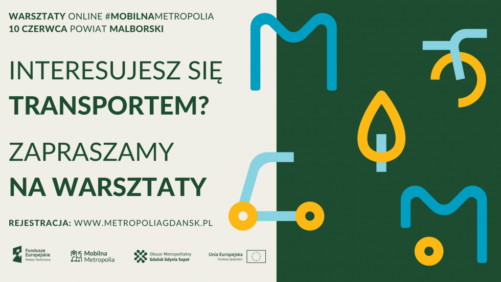 Warsztaty online #MobilnaMetropolia - porozmawiajmy o transporcie w twojej miejscowości.