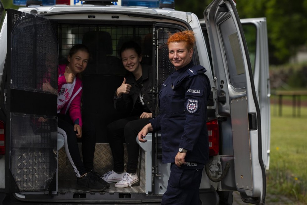 Dzień Dziecka z mundurowymi  – raport nowodworskich służb mundurowych.