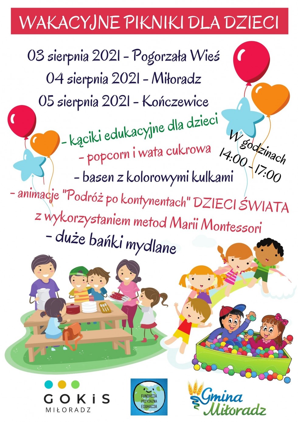 Gmina Miłoradz. Sprawdź program letnich imprez.