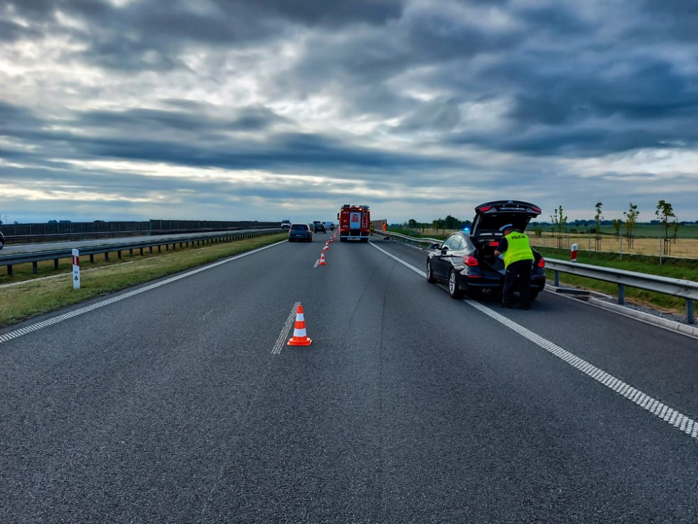 S7. W wypadku w Starych Babkach jedna osoba trafiła do szpitala.