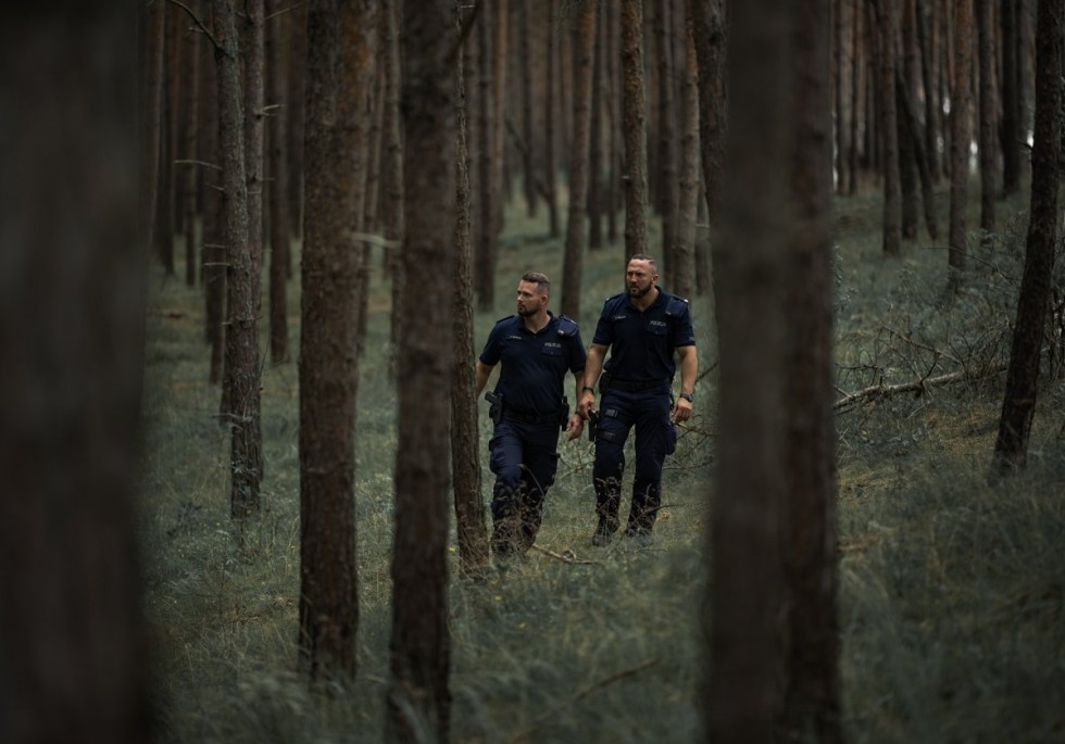 Nowy Dwór Gdański. Nie pozwól mi się zgubić – wspólna akcja policjantów i innych służb ratunkowych.