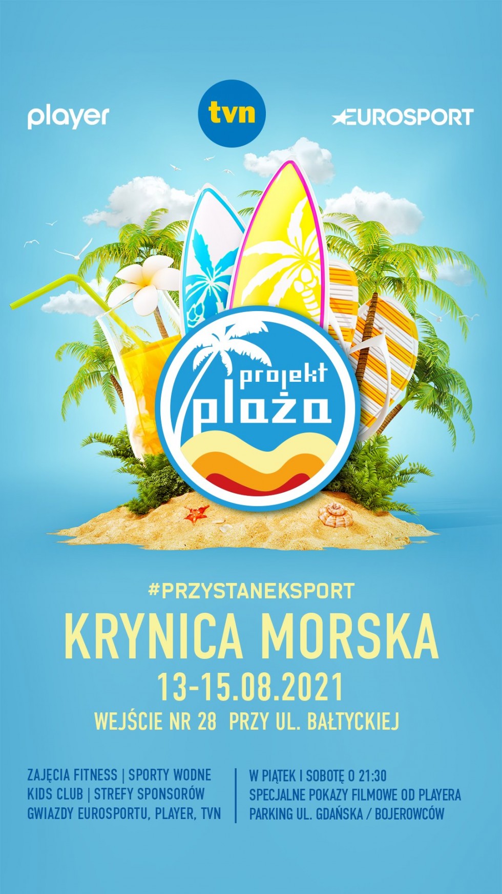 Krynica Morska. TVN i Projekt Plaża już w ten weekend.