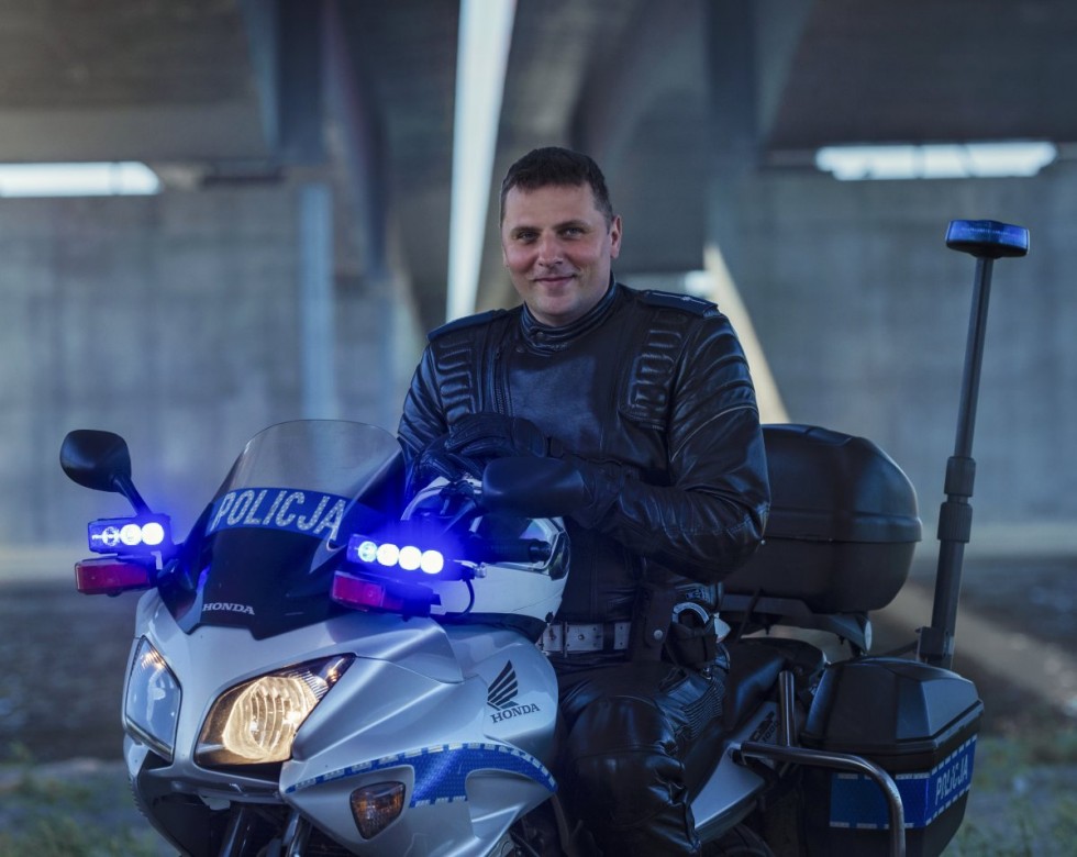 Nowy Dwór Gdański. Służba na motocyklu to nie tylko praca.