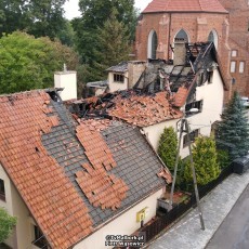 Nowy Staw. Pożar plebanii – nie żyje ksiądz.