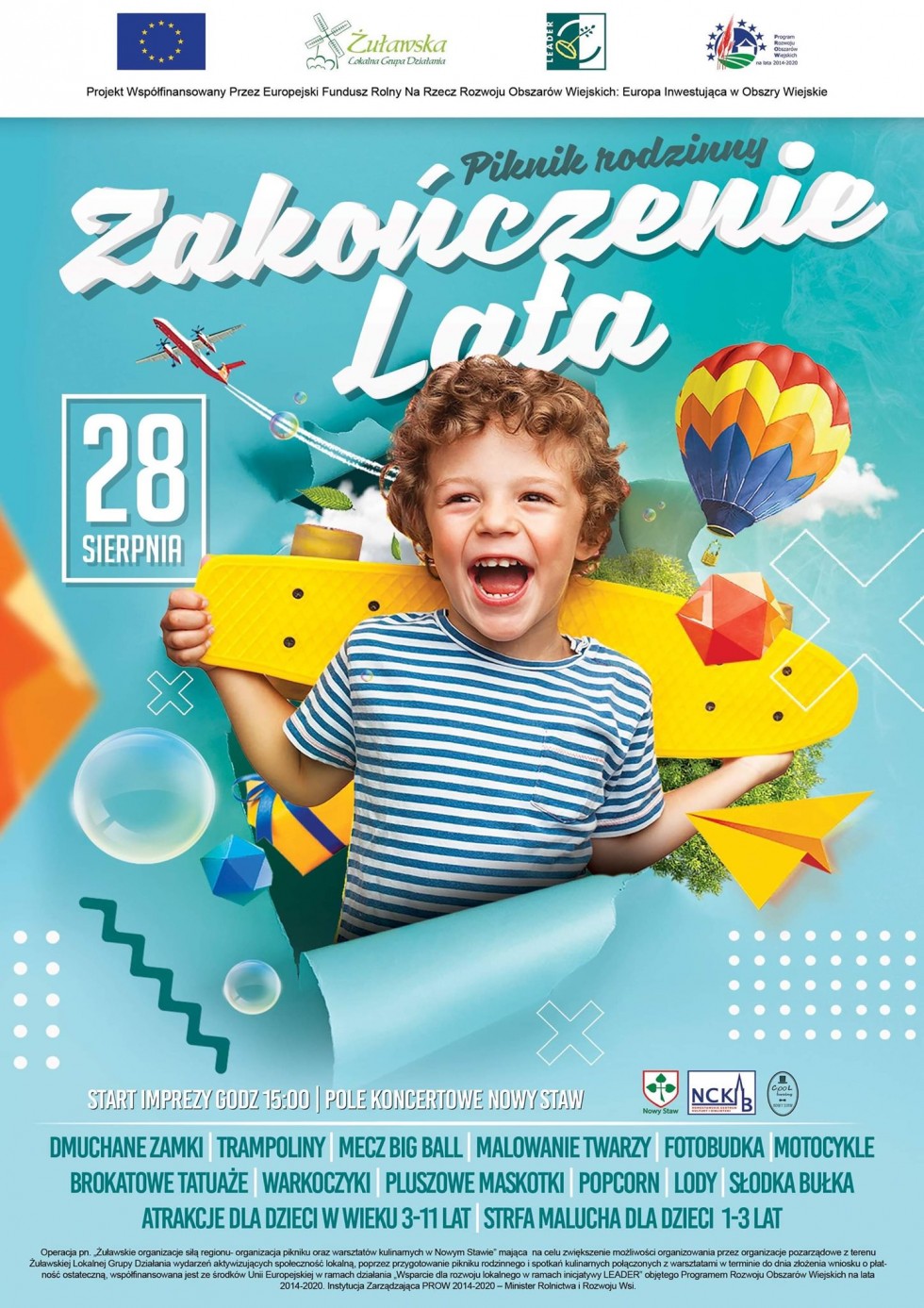 Gmina Nowy Staw zaprasza do wspólnego pożegnania lata.