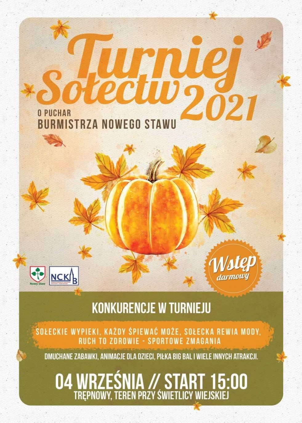 Gmina Nowy Staw. Zawalczą o Puchar Burmistrza – w sobotę I Turniej Sołectw.