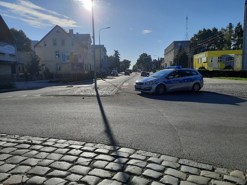 Sztum. Potrącona na przejściu dla pieszych kobieta trafiła do szpitala.