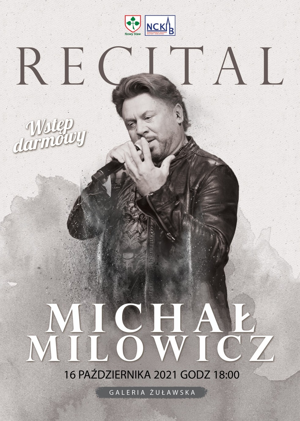 Nowy Staw zaprasza na recital Michała Milowicza.