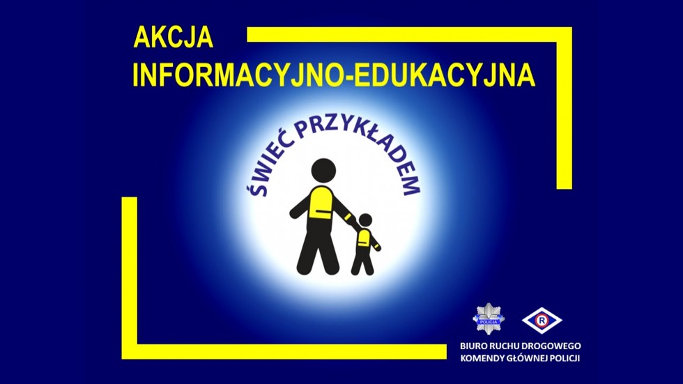 Malbork. W środę wspólny happening U3W i policji - Świecę przykładem. Noszę odblaski.
